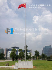  防城港政府锥形旗杆成功案例